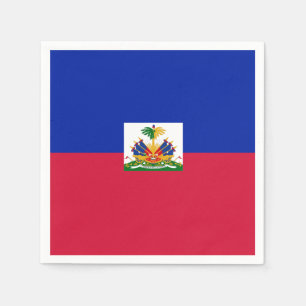 Serviette En Papier Drapeau Haïti