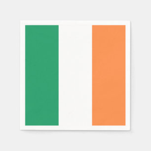 Serviette En Papier Drapeau irlandais : Fête du Tricolor Saint Patric