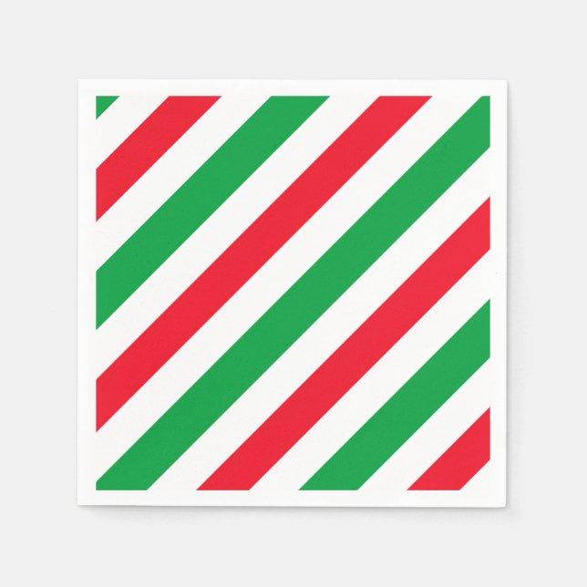 Serviette En Papier Drapeau italien motif (Devant)