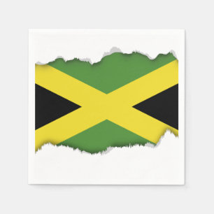 Serviette En Papier Drapeau jamaïcain
