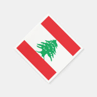 Drapeau Liban Papier serviettes