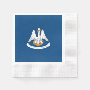 Serviette En Papier Drapeau Louisiane