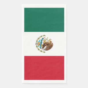 Serviette En Papier Drapeau Mexicain - Drapeau du Mexique