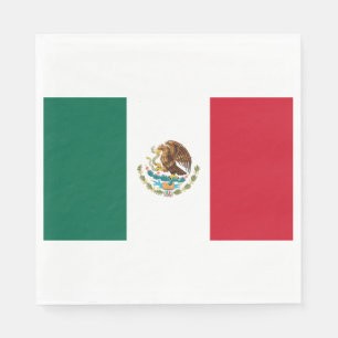 Serviette En Papier Drapeau mexicain (Mexique)