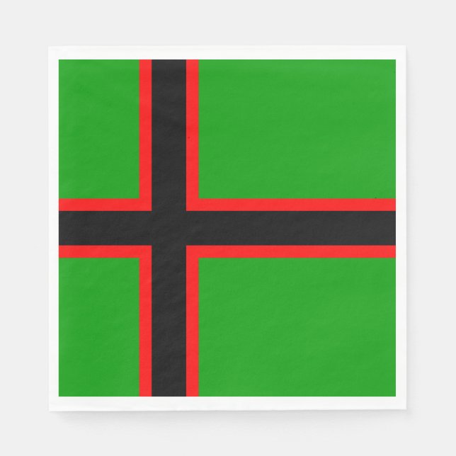 Serviette En Papier Drapeau national de Carélie (Devant)