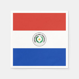 Serviette En Papier Drapeau paraguayen