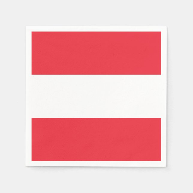 Serviette En Papier Drapeau patriotique autrichien (Devant)