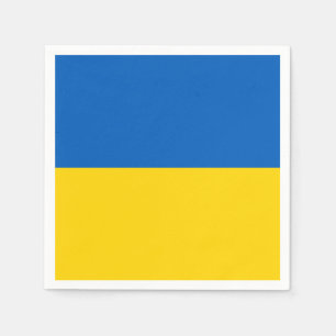 Serviette En Papier Drapeau patriotique de l'Ukraine