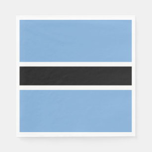 Serviette En Papier Drapeau patriotique du Botswana