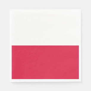 Serviette En Papier Drapeau polonais (Pologne)