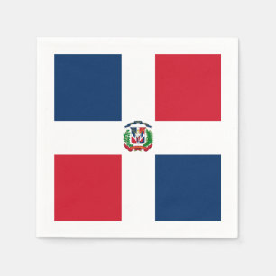 Serviette En Papier Drapeau : République Dominicaine