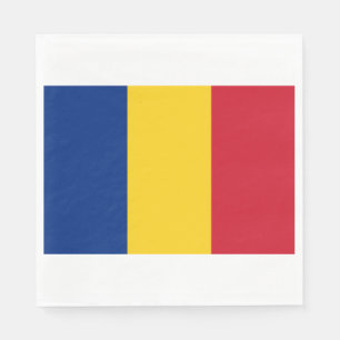 Serviette En Papier Drapeau roumain (Roumanie)