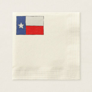 Serviette En Papier Drapeau texan