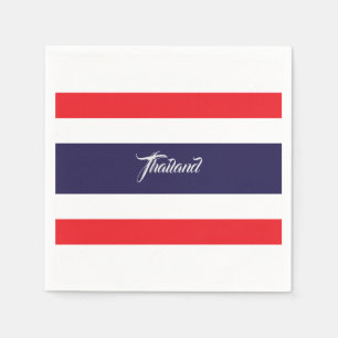 Serviette En Papier Drapeau Thaïlande