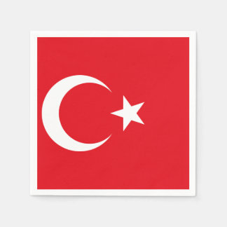 Serviette En Papier Drapeau turc
