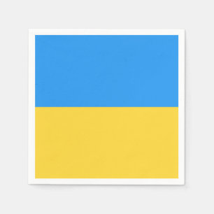 Serviette En Papier Drapeau ukrainien