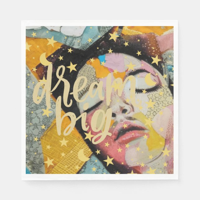 Serviette En Papier Dream Big (Devant)