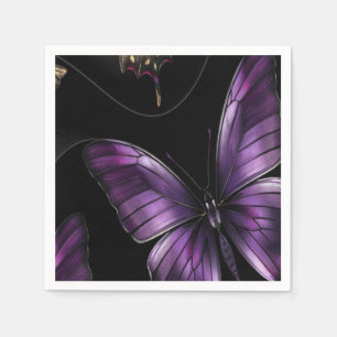 Serviette En Papier Dreamy Butterfly Motif