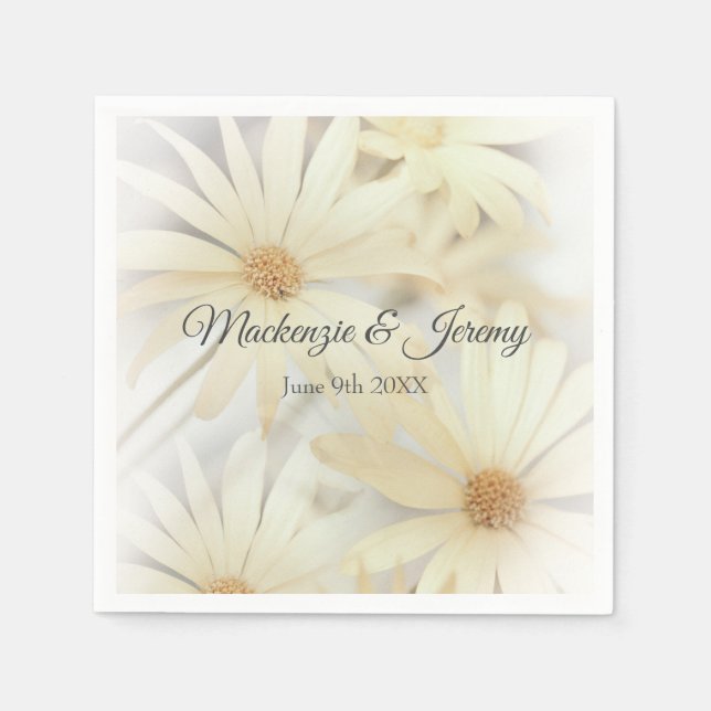 Serviette En Papier Dreamy Daisies 2 (Devant)