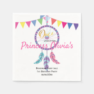 Serviette En Papier Dreamy Dreamcatcher Fête d'anniversaire