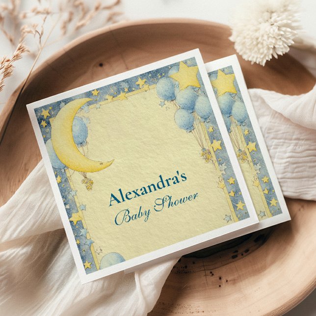 Serviette En Papier Dreamy Night Sky Baby shower (Créateur téléchargé)