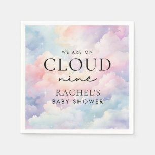 Serviette En Papier Dreamy Pastel Cloud Neuf Baby shower