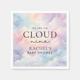 Serviette En Papier Dreamy Pastel Cloud Neuf Baby shower