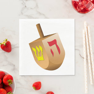 Serviette En Papier Dreidel