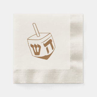 Serviette En Papier Dreidel ~ Hanoukka Celebration Napkins