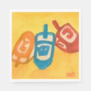 Serviette En Papier Dreidels