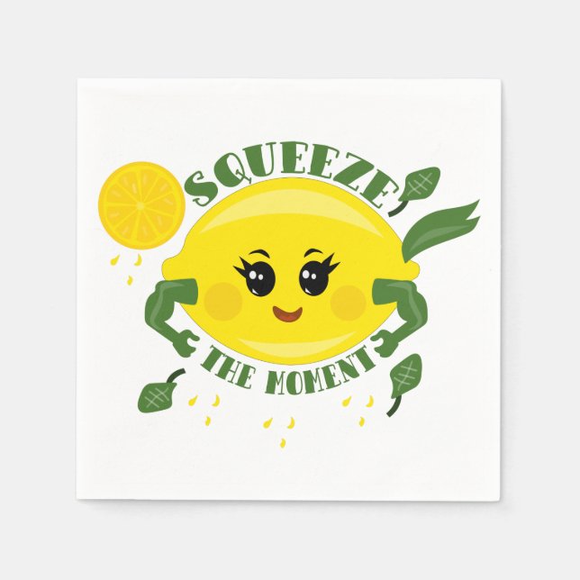 Serviette En Papier Drôle Cocktail serviettes (Devant)