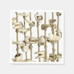 Serviette En Papier Drôle Dentaire Photographie Dentaire Dents Extrait