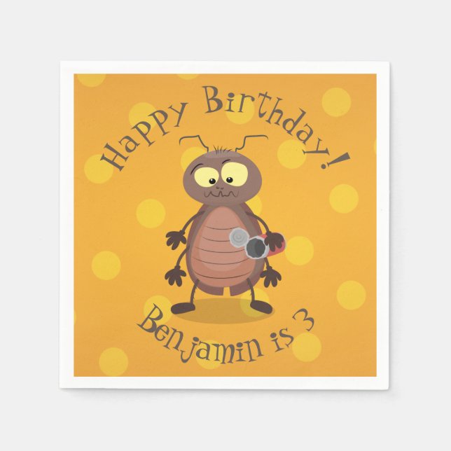 Serviette En Papier Drôle drôle de personnage de dessin animé de cafar (Devant)