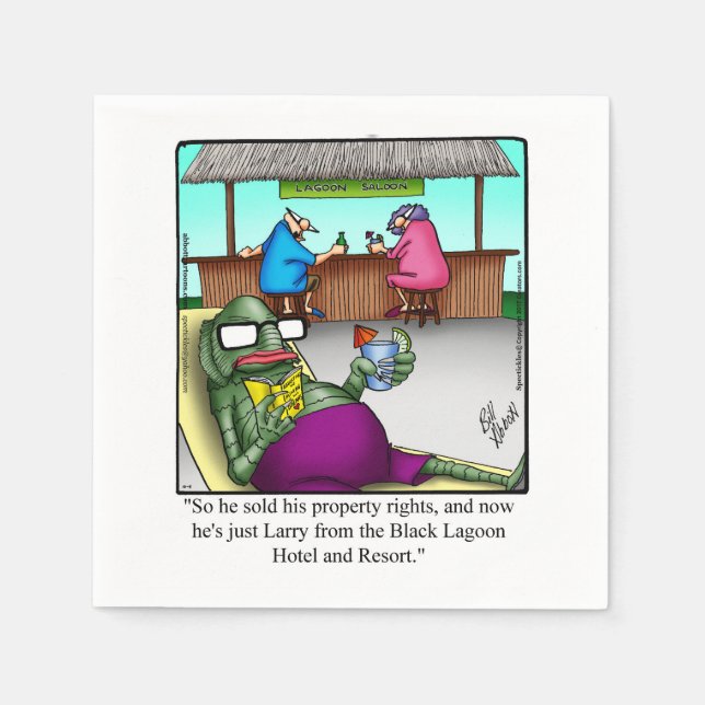 Serviette En Papier Drôle Halloween Cocktail Party Napkins (Devant)