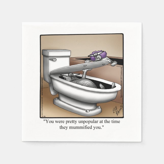 Serviette En Papier Drôle Halloween Party Napkins (Devant)