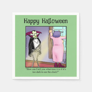 Serviette En Papier Drôle Halloween Party Napkins