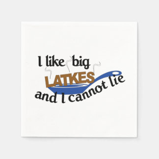 Serviette En Papier Drôle juif Latke Hanoukka serviettes