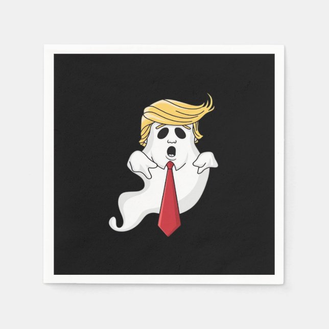 Serviette En Papier Drôle Pour Halloween, Donald Costume Classique (Devant)