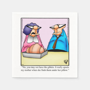 Serviette En Papier Drôle Thanksgiving Humour Cocktail Napkins