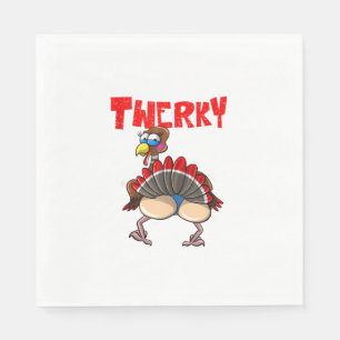 Serviette En Papier Drôle Twerky Dance mignon Amour Twerk Danser Thank