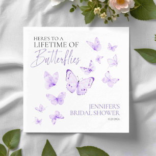 Serviette En Papier Durée De Vie Des Papillons Fête des mariées de l