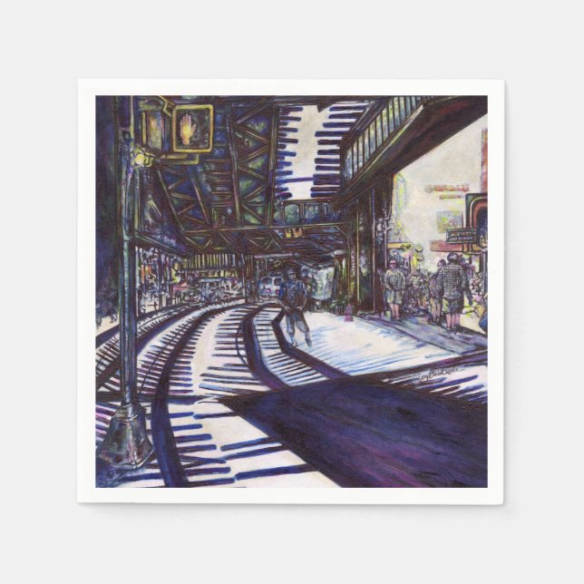 Serviette En Papier Dusting the Piano (Devant)