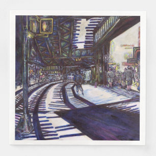 Serviette En Papier Dusting the Piano