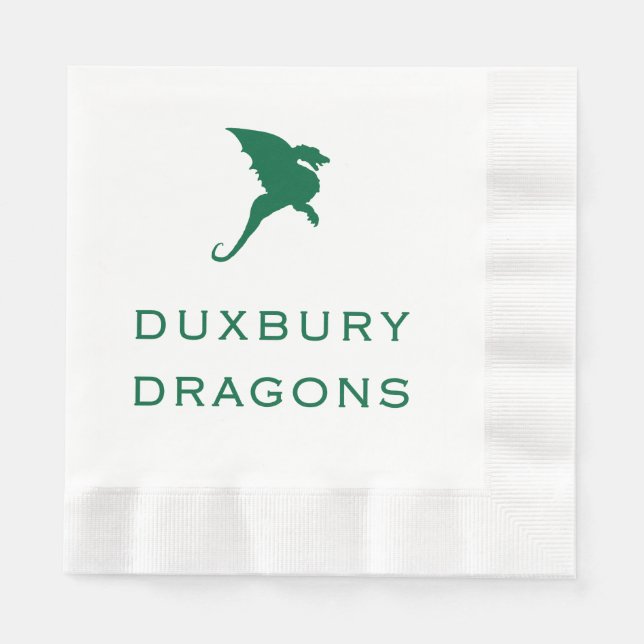 Serviette En Papier Duxbury DRAGONS - Duxbury Massachusetts (Devant)