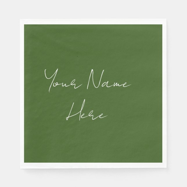 Serviette En Papier Earth Tone Mariage Event Réception Napkins (Devant)