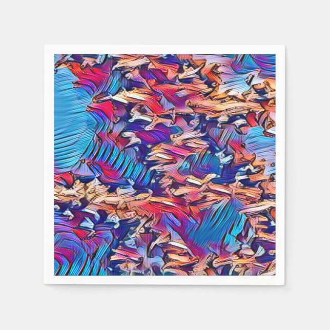 SERVIETTE EN PAPIER EAU DE FLUX (Devant)