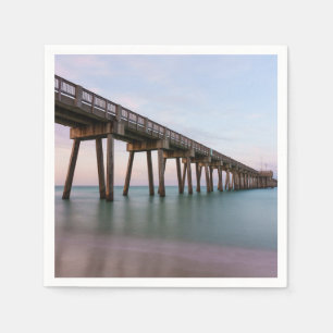 Serviette En Papier Eaux cristallines au quai de Panama City Beach Ser