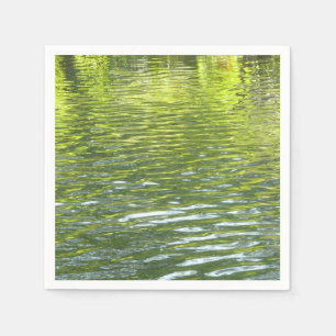 Serviette En Papier Eaux d'Oak Creek Nature jaune et verte Photo