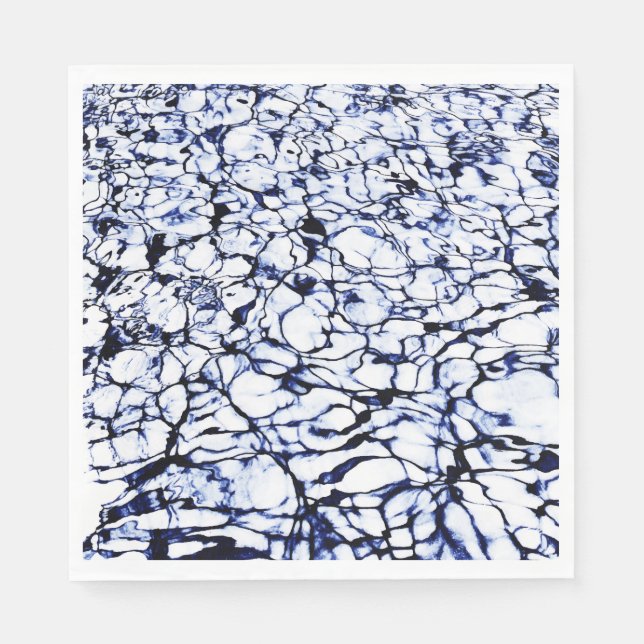 Serviette En Papier Eaux teintées (Devant)