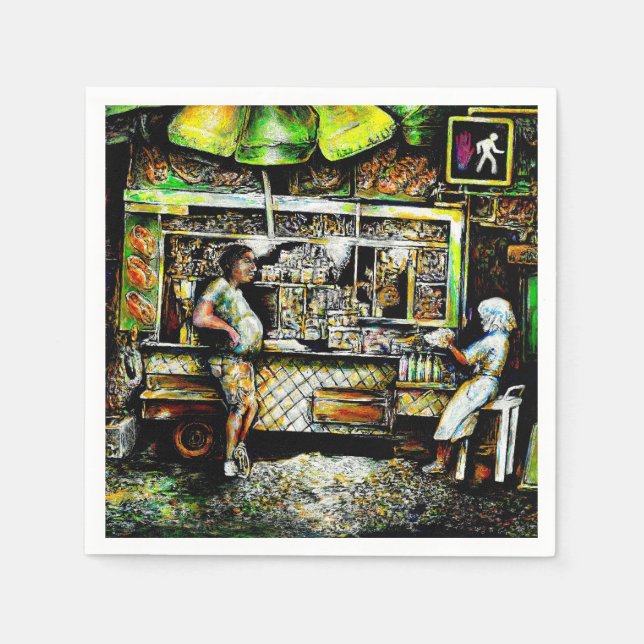 Serviette En Papier Éblouissant (Devant)